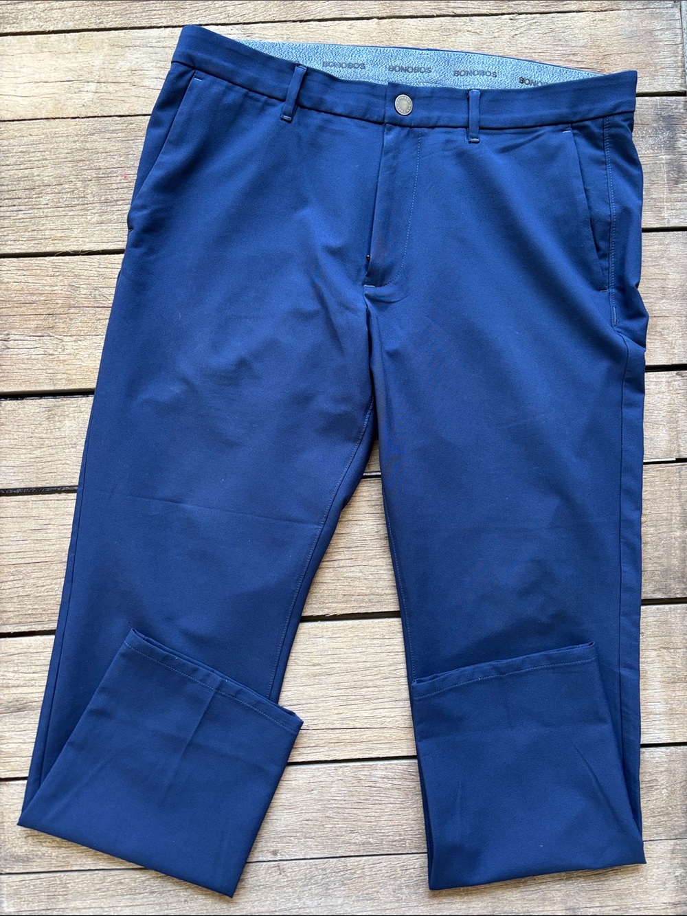 Bonobos 34”x30” Navy Performance Link (Golf) Pants Athletic Fit